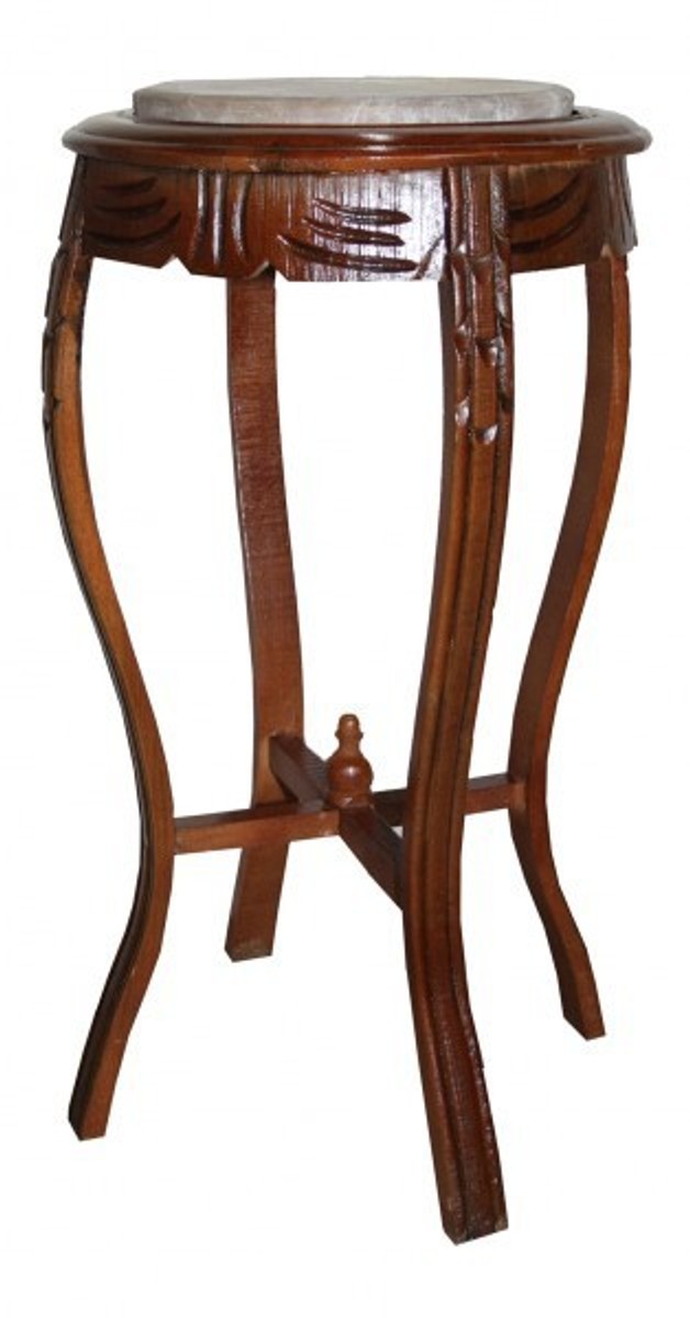 Barock Beistelltisch Braun ModY8 68 x 35 cm Antik Stil