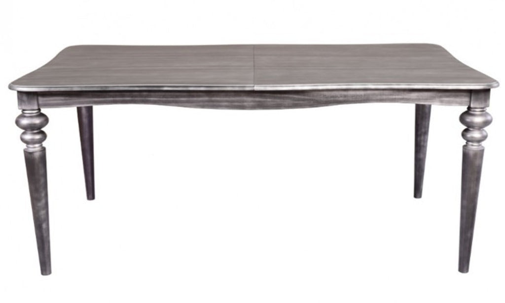 Barock Esstisch Silber Anthrazit ausziehbar 180 - 230 cm - Tisch