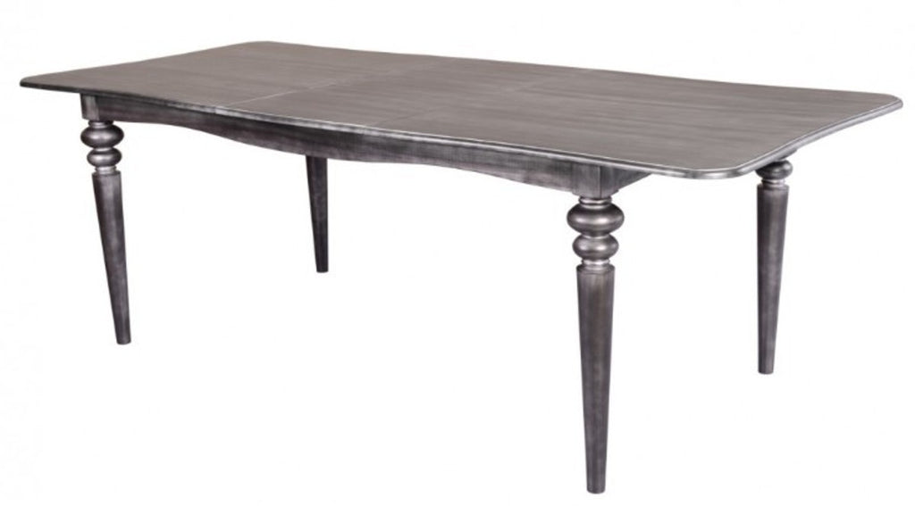 Barock Esstisch Silber Anthrazit ausziehbar 180 - 230 cm - Tisch