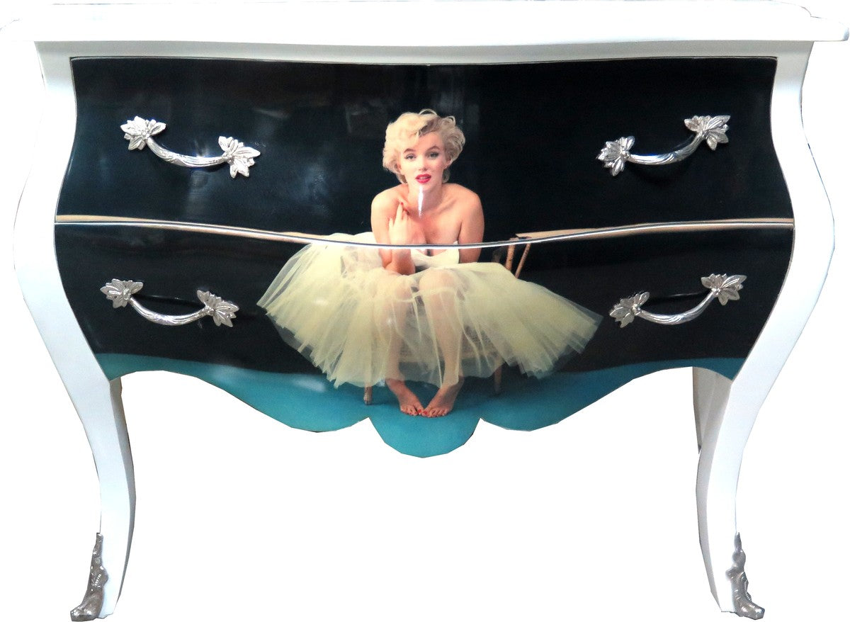 Barock Kommode Marilyn Monroe Mod2 120cm - Möbel Schrank Sideboard