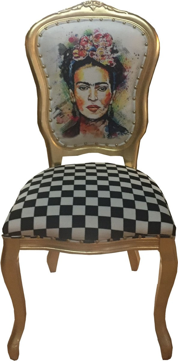 Barock Luxus Esszimmer Stuhl Madmoisell Gold - Designer Stuhl - Limited Edition