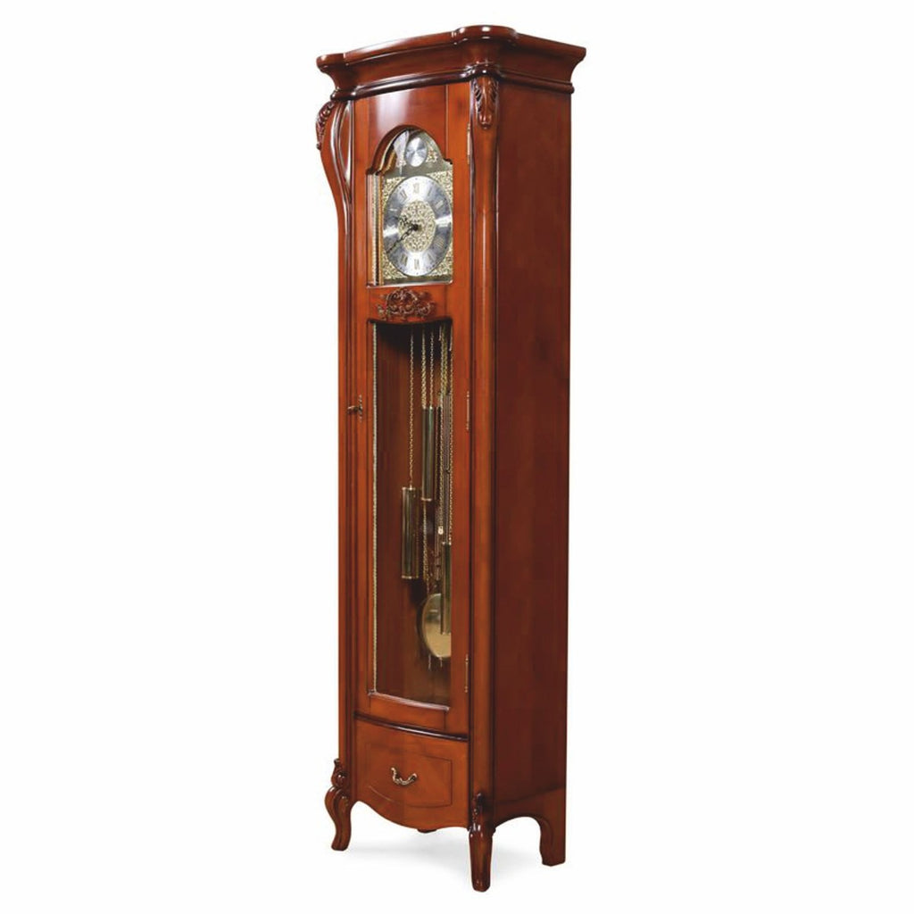 Luxus Barock Standuhr / Pendeluhr Braun H. 206 cm - Barock Möbel