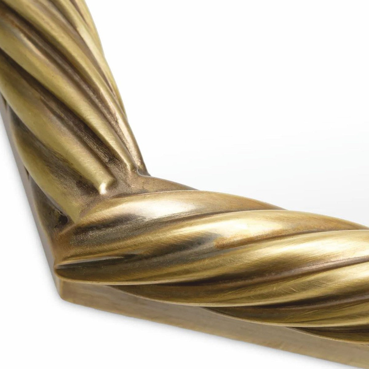 Luxus Serviertablett Vintage Messing 51 cm - Gastronomie Accessoires