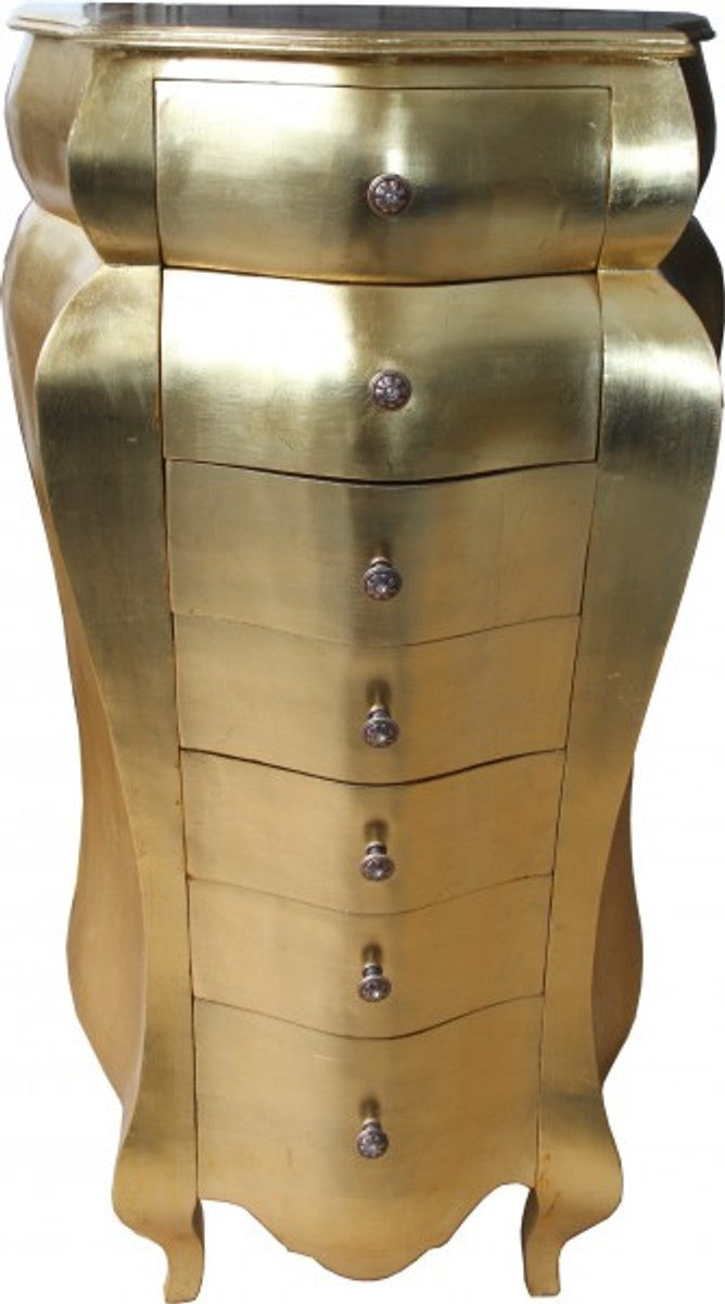 Barock Kommode Gold Antik-Look 131 x 68 x 46 cm - Antik Stil