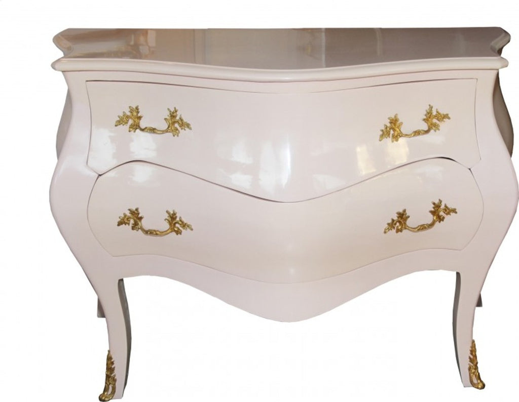 Barock Kommode Rosa / Gold 130 x 87 x 58 cm - Barock Möbel - Limited Edition