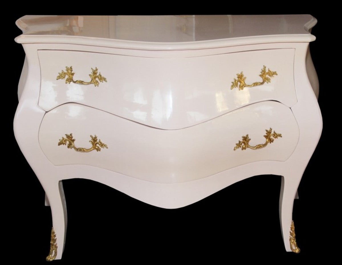 Barock Kommode Rosa / Gold 130 x 87 x 58 cm - Barock Möbel - Limited Edition